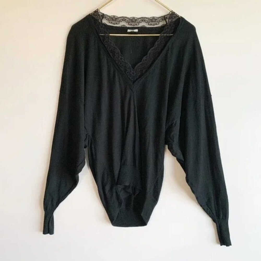 Cabi 5632 Union Lace Sweater Large EUC - Picture 3 of 6